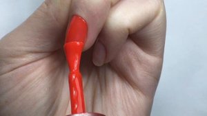 Как покрыть красным гель лаком под кутикулу