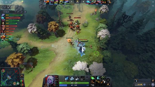 Ramzes666 safelane Drow Ranger vs Primal Beast/Earthshaker | First 10 minutes смотреть онлайн