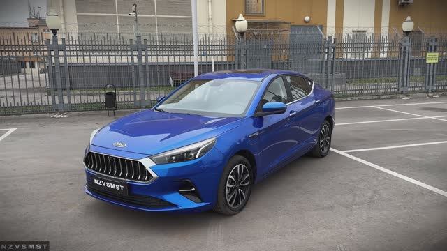 JAC J7 allur в шикарном синем цвете