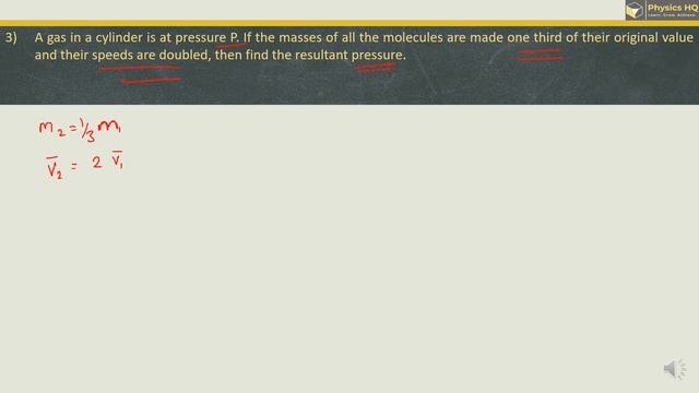 Class 12th Physics | Chp 3 : Kinetic Theory of Gases & Radiation | Textbook unsolved sums part 1 PH