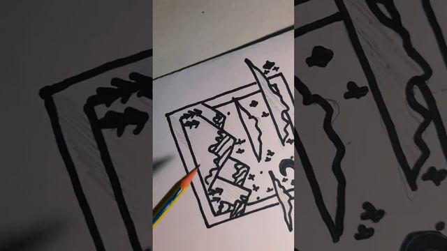 simple drawing | Рисуем простой рисунок #drawingtutorial #learnhowtodraw