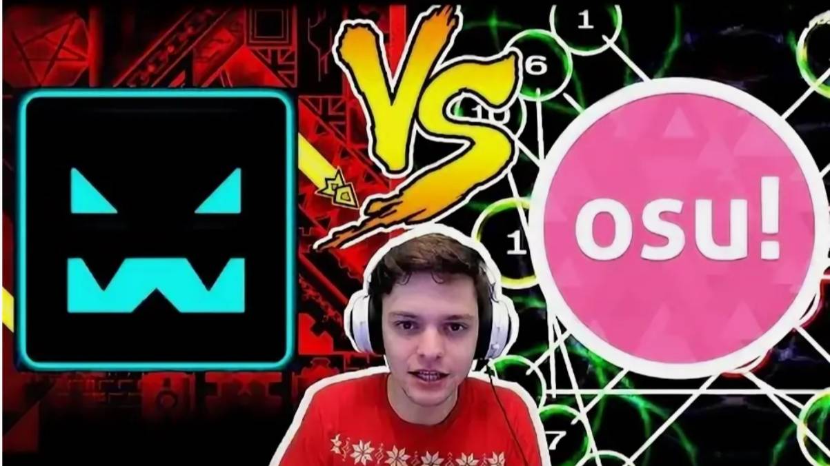 GEOMETRY DASH vs OSU! Батл одних из САМЫХ СЛОЖНЫХ игр в мире!