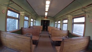 Электропоезд Ср3 в Щербинке.