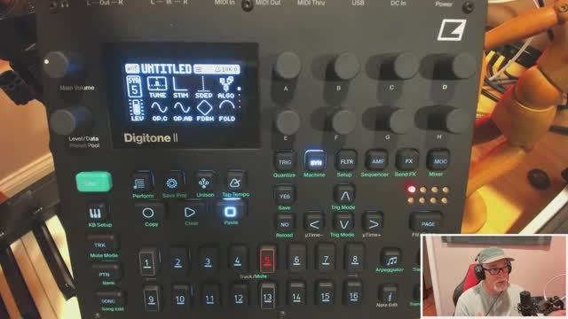 Elektron Digitone II: FM Drum