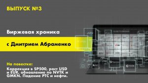 Биржевая хроника №3. Нефть SP500 RTS USDRUB EURRUB NVTK RUAL GMKN