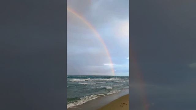 Морская радуга #ХанБатон #XAH6ATOH #shorts #радуга #море #позитив #rainbow #sea #positive