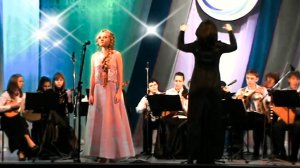 Народная песня "У зари-то у зореньки"  | певица Алина Герц и оркестр русских народных инструментов