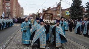 Крестный ход в день празднования иконы Божией Матери «Казанская»