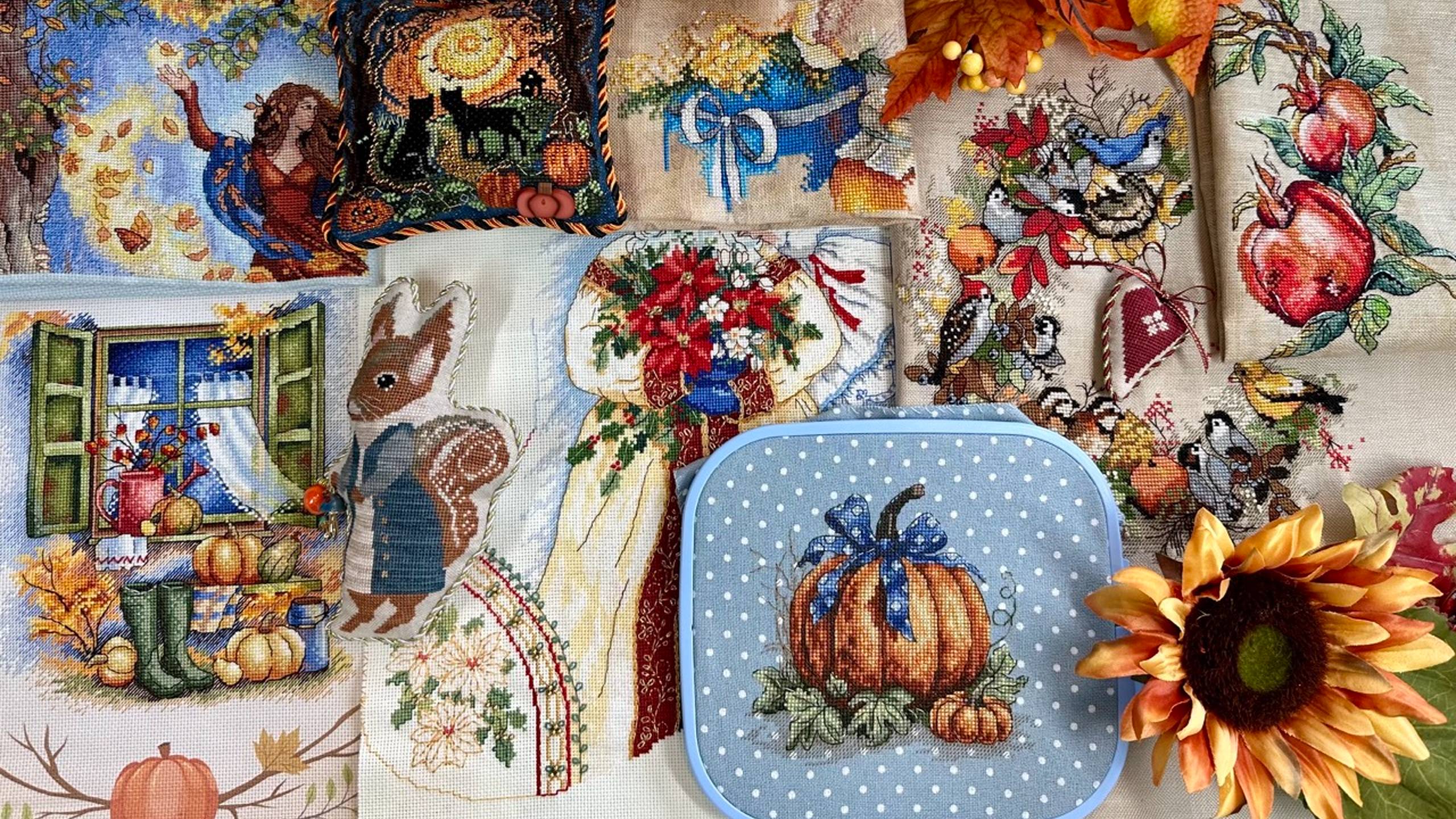 #45 Вышивальный октябрь: 3 старта, 2 финиша, продвижения, покупки смотреть онлайн