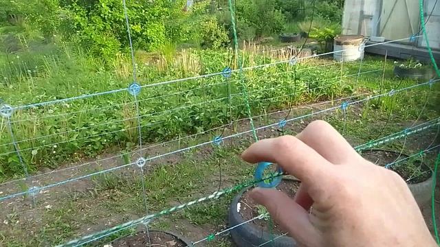 Сетка для огурцов из бутылок ПЭТ.
