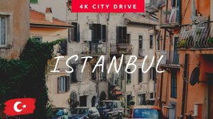 Через весь Стамбул на машине 4k. Istanbul city drive 4k