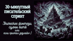 🧝♀️ 30-минутный писательский спринт: эпическое фэнтези, сцены битв (или если грянул дедлайн)