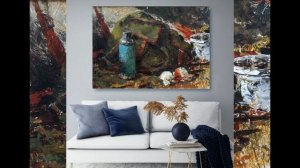 презентация картины  Засыпкин Николай «Походный натюрморт»    Аукцион "Октябрины-23"