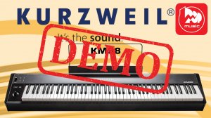 MIDI-клавиатура KURZWEIL KM88 - демонстрация звучания