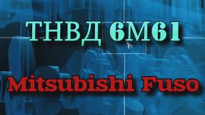 ТНВД 6М61. Mitsubishi Fuso. Ремонт