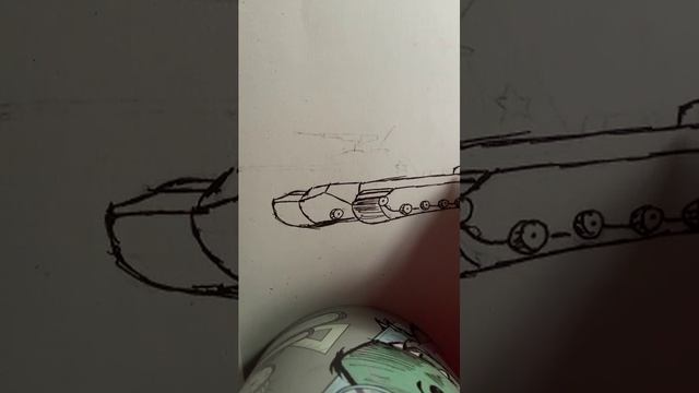 как нарисовать танк ИС-7
