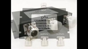 3 WAY N FEMALE RF COAX POWER DIVIDER, SPLITTER, COMBINER