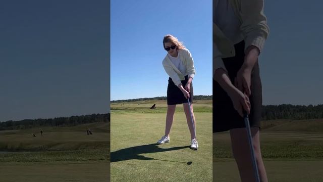 Девушки в гольфе #golf #гольф  #играйвгольф