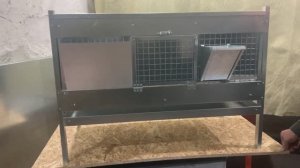 Клетка для кроликов из оцинковки