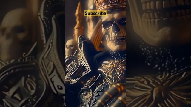 Golden king skeleton