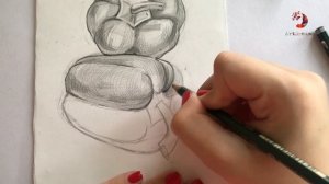 Урок - Рисуем Перцы Болгарские Простым Карандашом За 15 Минут!