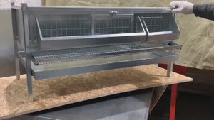 Клетка для перепелов из оцинковки