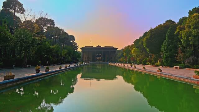 Chehel Sotoun. Isfahan, Iran