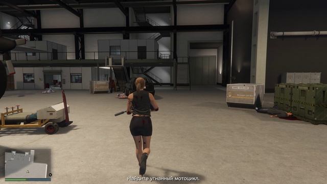 GTA 5 online. Агенство. Контракт по обеспечению безопасности. Найти угнанный мотоцикл. 4K UHD