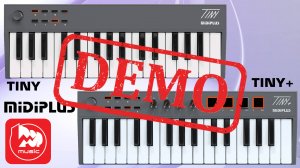 MIDI-клавиатуры Midiplus TINY и TINY+ - демонстрация звучания