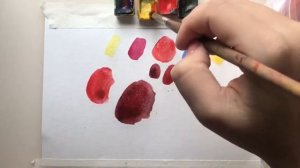 Третий урок по смешению цветов! Получаем красные и фиолетовые оттенки!