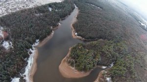 Первый снег. Вид сверху