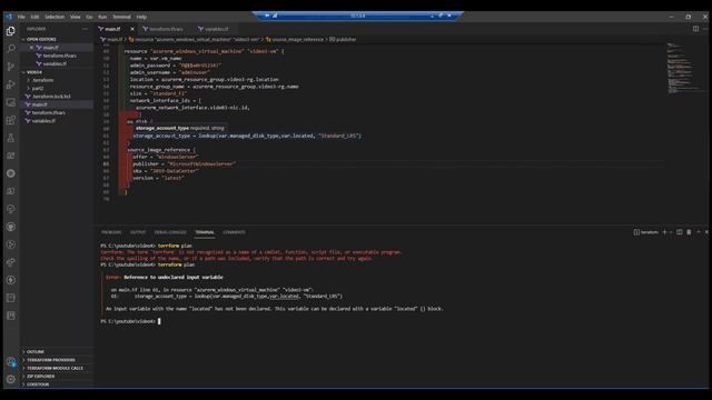 Terraform Associate video 4 - part 2 - input variables