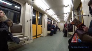 Еду в поездах  81-740/741 "Русич" в Московском метро