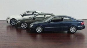 1/43 Mercedes Benz. CLK-klasse  (C238+C207+C209).