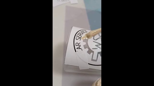 Матирование стекла, в домашних условиях.