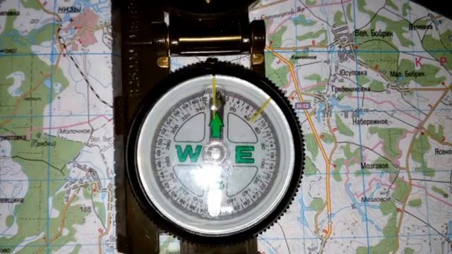 Карта. Компас. Ориентиры. Ориентирование на местности с картой и компасом. смотреть онлайн