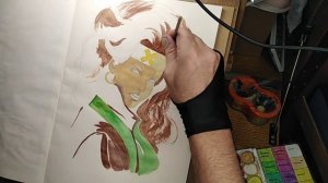 Роуг из Людей-ИКС / Drawing Rogue from X-Men