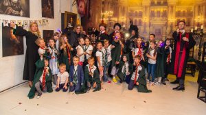 Гарри Поттер на детский праздник - Школа Хогвартс