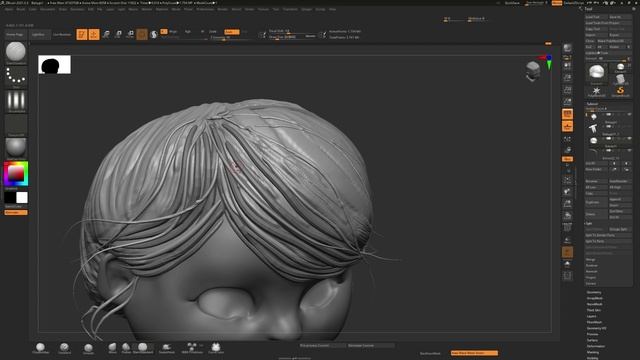 9 дней с нуля изучаю Zbrush