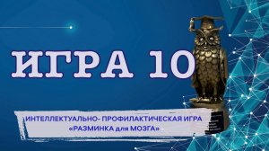 10 Игра  2024 интеллектуально-профилактическая игра «Разминка для мозга»