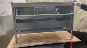 Клетка для кур бройлеров из оцинковки