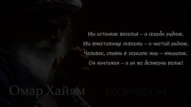 16 самых известных высказываний Омара Хайяма. #омархайям #мудрость #ecowisdom