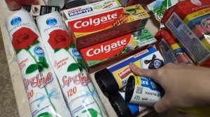 Большой запас бытовой химии на случай кризиса//закупка на 6000 рублей+2000