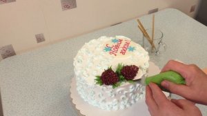 Тортик Новогодний № 3(крем БЗК). /New Year's Cake # 3(protein custard).