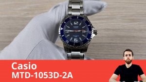 Часы Casio MTD-1053D-2A - Обзор и Настройка