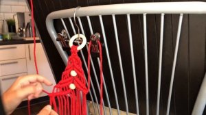 Елочка макраме Christmas tree macrame мастер-класс