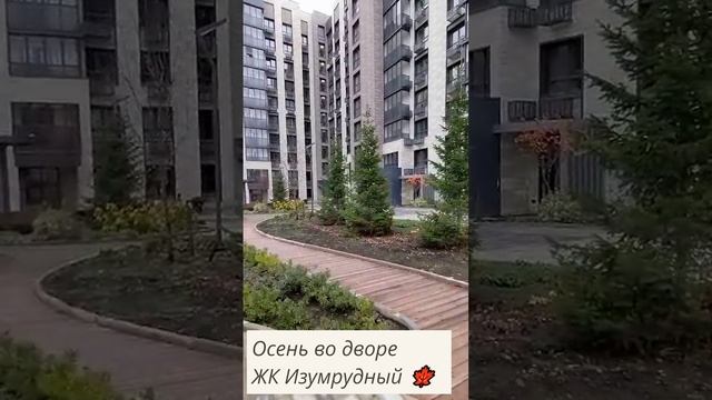 Осень во дворе ЖК Изумрудный