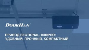 Привод для бытовых секционных ворот Sectional-1000PRO