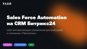 Sales Force Automation на CRM Битрикс24 – Александр Григорян и Андрей Саулин