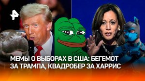 Трамп "победил" в Барнауле и Таиланде. Лучшая пародия на Харрис и легендарный танец республиканца